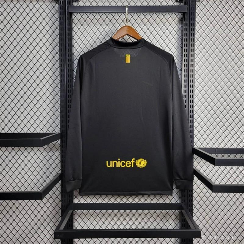 قميص بأكمام طويلة أكمام طويلة ريترو 11/12 برشلونة أفروسبورت