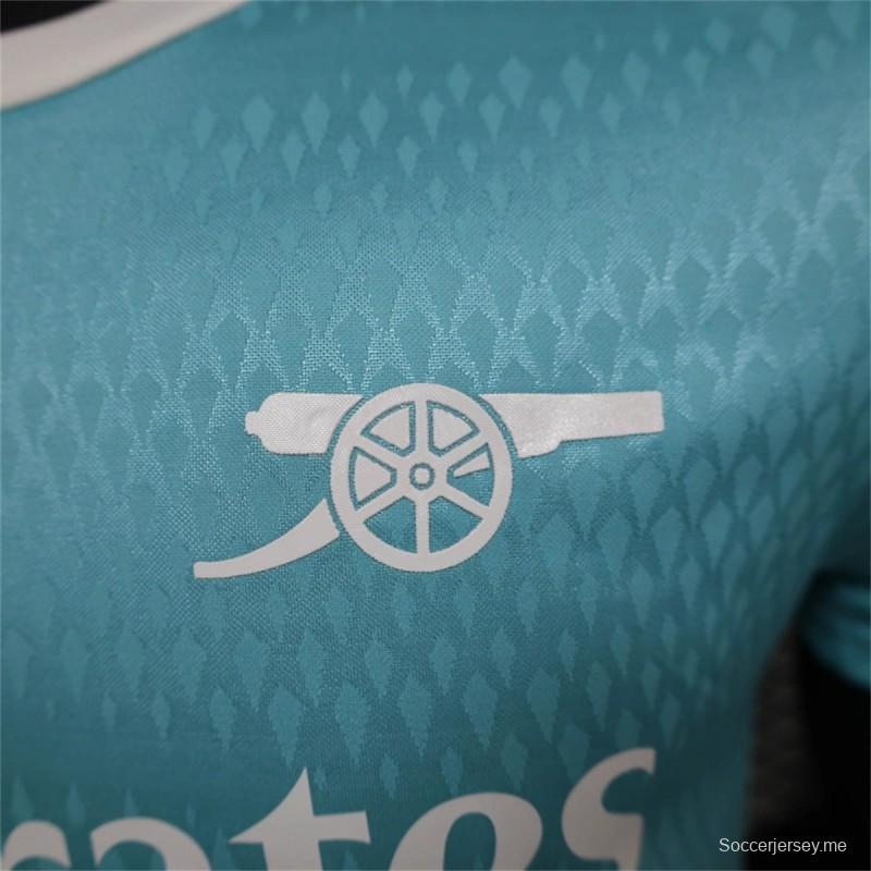 25/26 نسخة اللاعب 25/26 قميص تدريب أرسنال الرياضي الأزرق