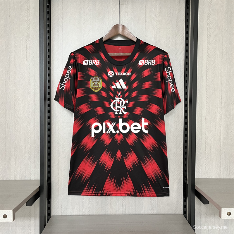 25/26 فلامنجو فلامنجو قبل المباراة كل الرعاة S-XXXXL