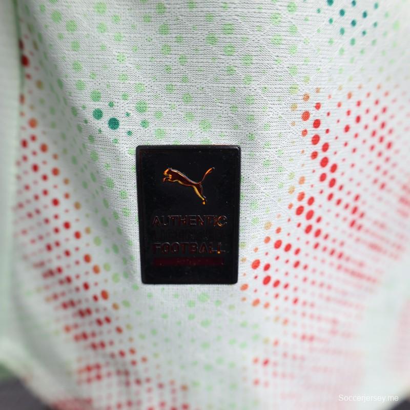 إصدار اللاعب 2025 قميص البرتغال الخارجي 2025 قميص البرتغال الأخضر النعناعي بنقشة رسومات