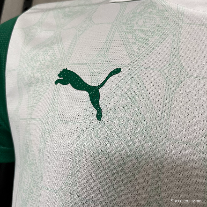 25/26 إصدار نسخة اللاعب بالميراس خارج أرضه S-XXXXL قميص بالميراس S-XXXXL