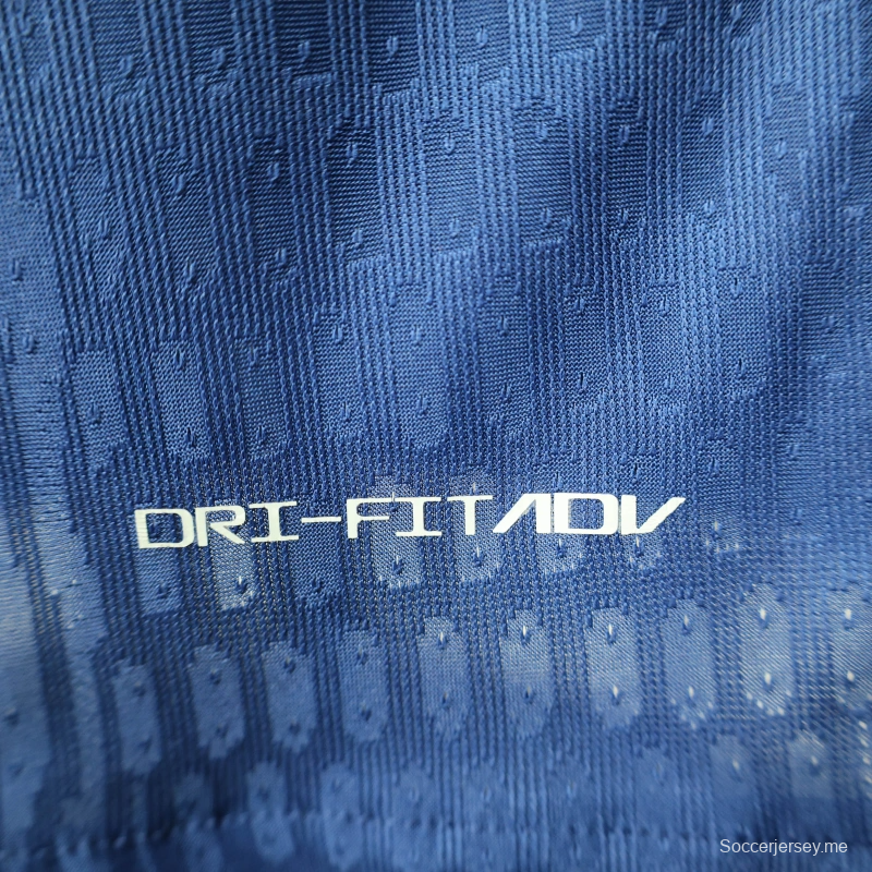 24/25 نسخة اللاعب باريس سان جيرمان باريس سان جيرمان فورث قميص بأكمام طويلة أزرق