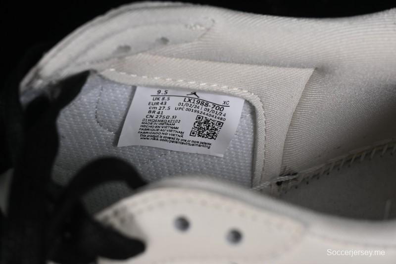 Nike Travis Scott x Fragment Design x Jordan Air Jordan 1 Low OG SP AJ1 LV Beige Black Red Casual Sneakers - LX1988-700