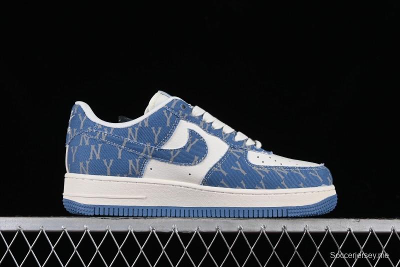 Nike Air Force 1 '07 Low LV Collaboration - Denim Double Swoosh Low-Top Casual Sneakers - HD1968-028