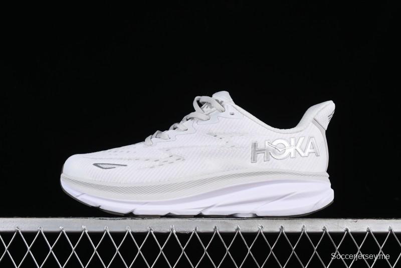 HOKA ONE ONE CLIFTON 9 Running Shoes with Lightweight Knit Mesh and Enhanced Cushioning - 1127895 NCWT