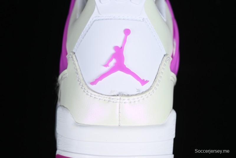 Nike Air Jordan 4 Retro Sneakers with Hyper Violet Accents - FQ1314-151