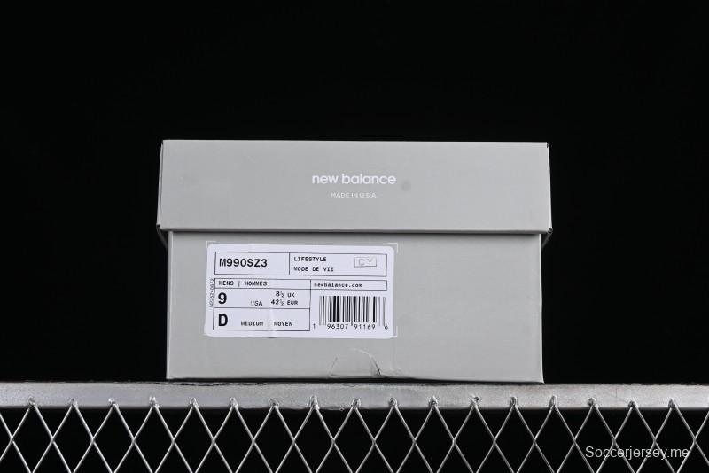 New Balance Made In USA M990 Series High-End Classic Retro Running Shoes with Carbon Fiber Midsole - M990SZ3
