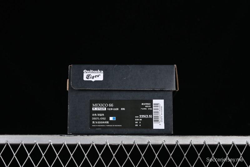 Onitsuka Tiger Mexico 66 Low-Top Leather Sneakers for Casual Running - D507L-0152