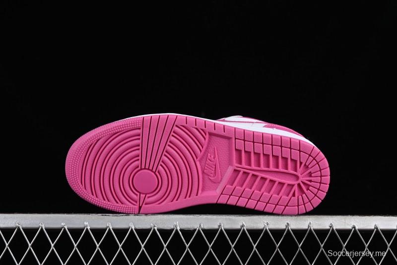Nike Air Jordan 1 Low AJ1 Rose Pink Low-Top Casual Lifestyle Sneakers - FV8486-600