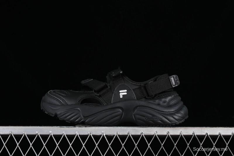 Fila Fusion Unisex Breathable Slip-Resistant Summer Sandals with Cushioned Sole - T12W321401EBK