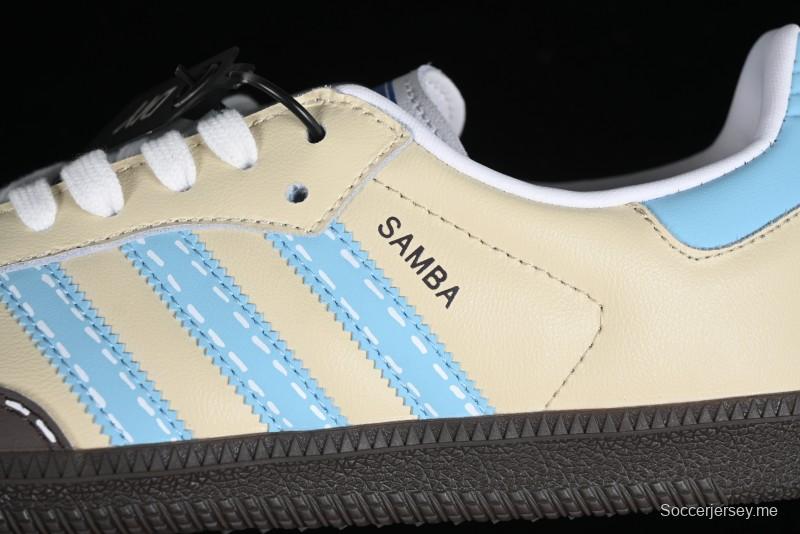 Adidas Originals Samba OG IG1024 Mechanical Magic Pudding Biscuit Custom Casual Sneakers - IG1024