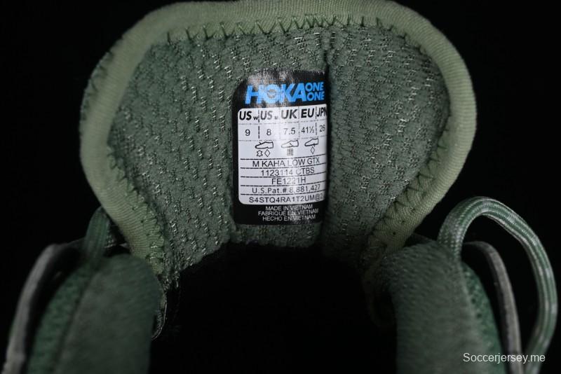 HOKA ONE ONE Kaha Low GTX Hiking Shoes with Geometric Cushioning and Waterproof Design - 1123114 CTBS