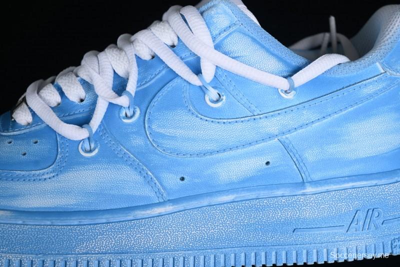 Nike Air Force 1 '07 Low Tie-Dye Blue Casual Sneakers - YY2024-929