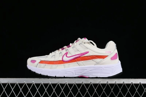 Nike P-6000 Retro Casual Sneakers Dad Shoes with Layered Design and Lightweight Body - CW1351-100