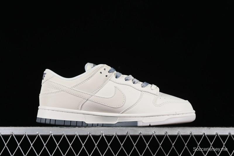 Nike SB Dunk Low Supreme Collaboration - Double Swoosh Anniversary Customized Low-Top Casual Sneakers - BB8675-105
