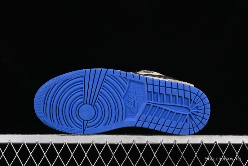 Nike Air Jordan 1 Low Retro Basketball Shoes Panda Mischief Pioneer Rider - 553560-140