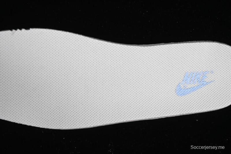 Nike SB Dunk Low Supreme Collaboration - Light Blue Double Swoosh Anniversary Customized Low-Top Casual Sneakers - BB8675-108