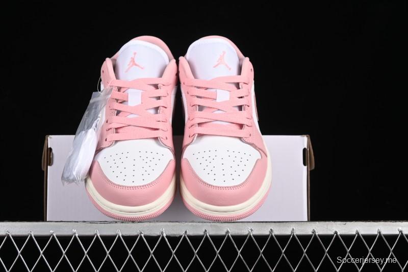 Nike Air Jordan 1 Low AJ1 Pink White Low-Top Casual Sneakers - DC0774-162