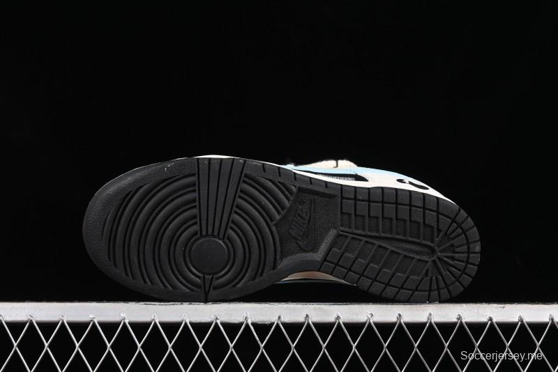 Nike Dunk Low SB Retro Vintage Panda Blueberry Casual Sneakers - DD1391-100