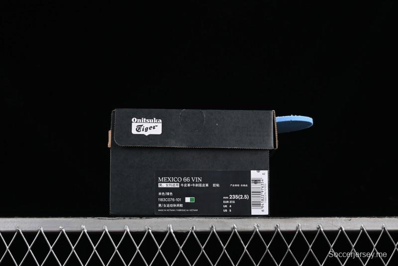 Onitsuka Tiger Mexico 66 Low-Top Leather Running Shoes - 1183C076-101