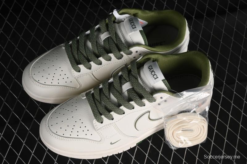 Nike SB Dunk Low Gucci Collaboration Anniversary High-End Custom Sneakers - DQ1098-398