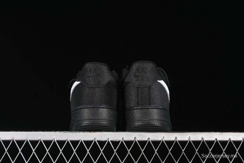 Nike Air Force 1 '07 Low White Black Starry Full Diamond Lace-Up Low-Top Casual Sneakers - ZH0316-032