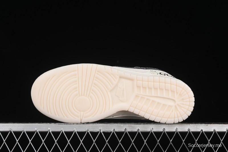 Nike SB Dunk Low Gucci Collaboration - Crystal Green Pattern Anniversary High-End Custom Low-Top Casual Sneakers - XY1688-104