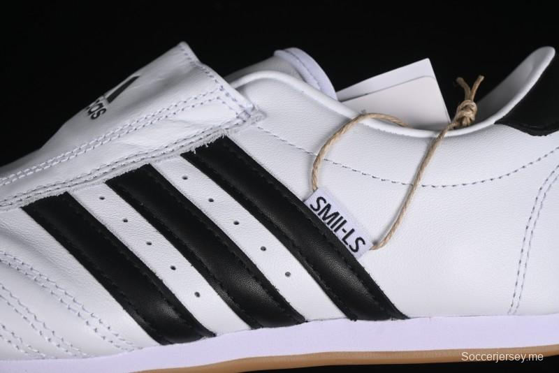 Adidas Originals Taekwondo Low-Top Training Shoes with Full-Grain Leather Wrap Comfortable Anti-Slip Durable - JQ4774