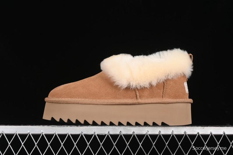 UGG Nita Platform Shearling Lined Winter Boots with Leather Upper - 1166733