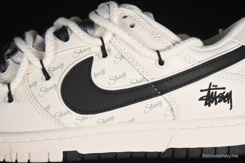 Nike SB Dunk Low Stussy Anniversary Custom Low-Top Casual Skate Shoes - SJ2068-297