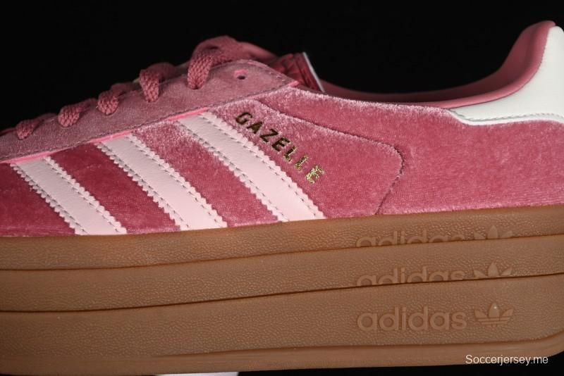 Adidas Originals Gazelle Bold IG4389 Low-Top Sneakers with Thick Sole for Slip Resistance and Durability