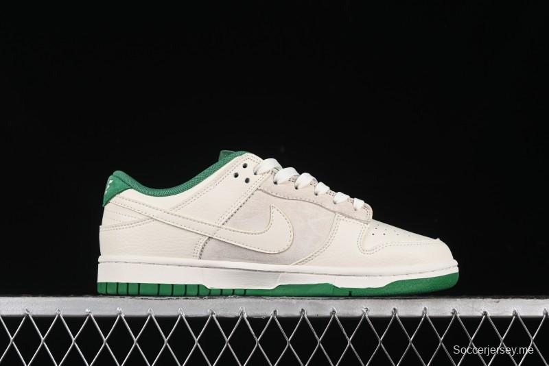 Nike SB Dunk Low Gucci Collaboration - Custom White Swoosh Leather Patch Anniversary Edition Low-Top Casual Skate Shoes - KK1688-052