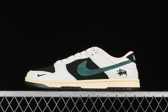 Nike SB Dunk Low Stussy Anniversary Custom Low-Top Casual Skate Shoes - XB3802-352