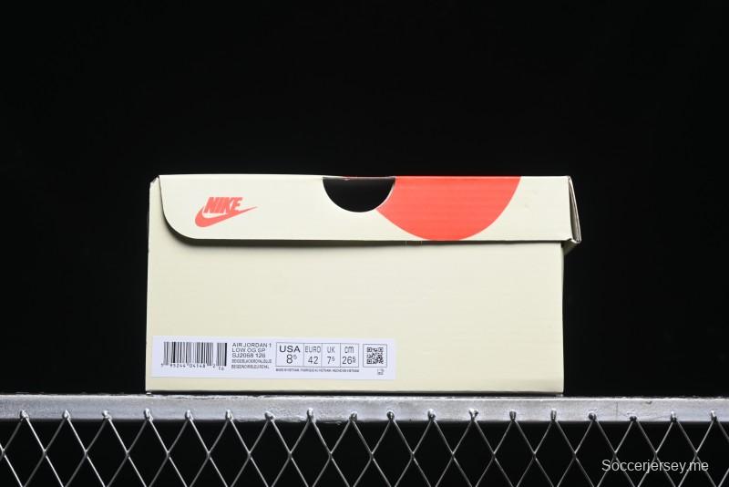Nike Travis Scott x Fragment Design x Air Jordan 1 Low OG SP AJ1 Low Top Casual Sneakers - SJ2068-126
