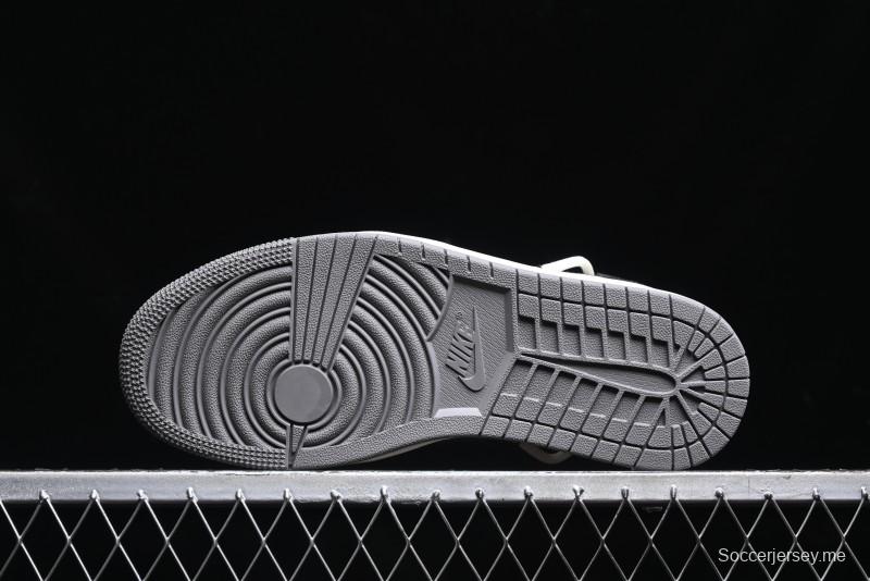 Nike Travis Scott x Fragment Design x Air Jordan 1 Low OG SP AJ1 Dior Collaboration - Splatter Lace-Up Low-Top Casual Sneakers DM9288-002