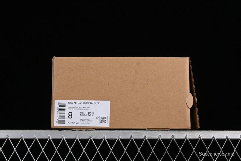 Nike Air Max Scorpion FK Running Shoes with Full-Length Next-Gen Air Cushion - FQ2694-001