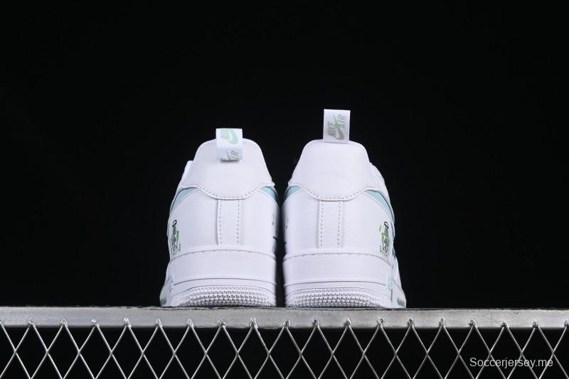 Nike Air Force 1'07 Low "Octopus Brother" SpongeBob Comic Series Squidward Middle East Casual Sneakers - FB8971-060