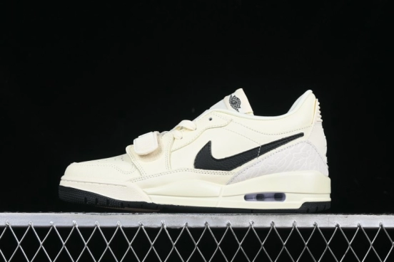 Nike Air Jordan Legacy AJ312 Low Top Sneakers with Velcro Strap and Triple Design - HV1807-101