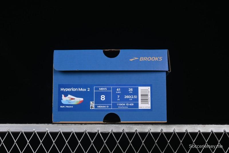 Brooks Hyperion Max 2 Cushioned Racing Marathon Running Shoes - 1104341D409