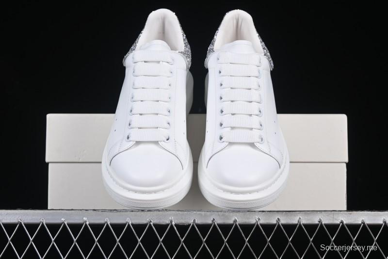 Alexander McQueen Oversized Sneakers with White Crystals - D.E5