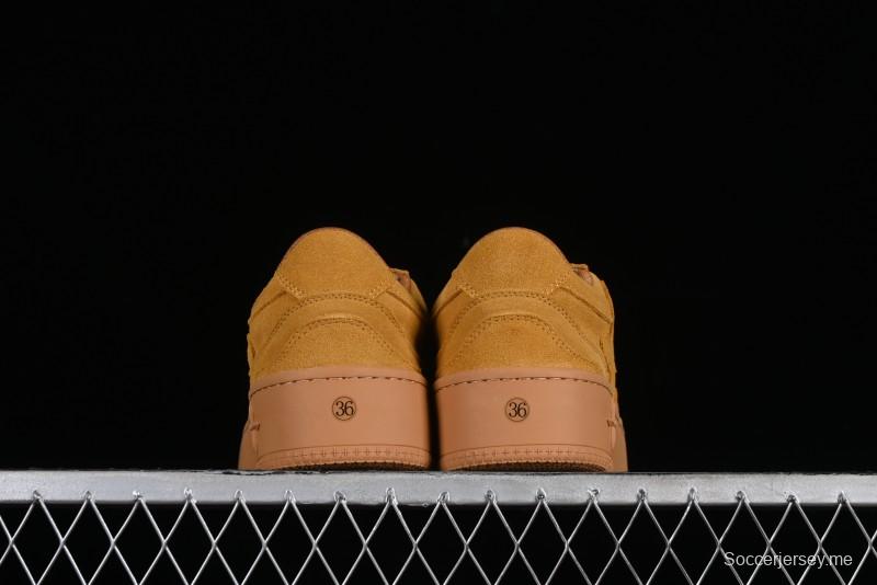 SMFK Comfortable Chunky Sole White Sneakers - T.D4