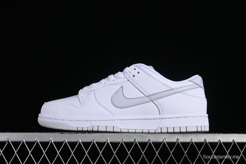 Nike SB Dunk Low All-White Low-Top Casual Skate Shoes - DV0831-101