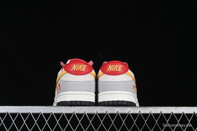 Nike SB Dunk Low The North Face Year of the Snake Collaboration Yellow Swoosh Anniversary Custom Low-Top Casual Skate Shoes - DJ2024-079