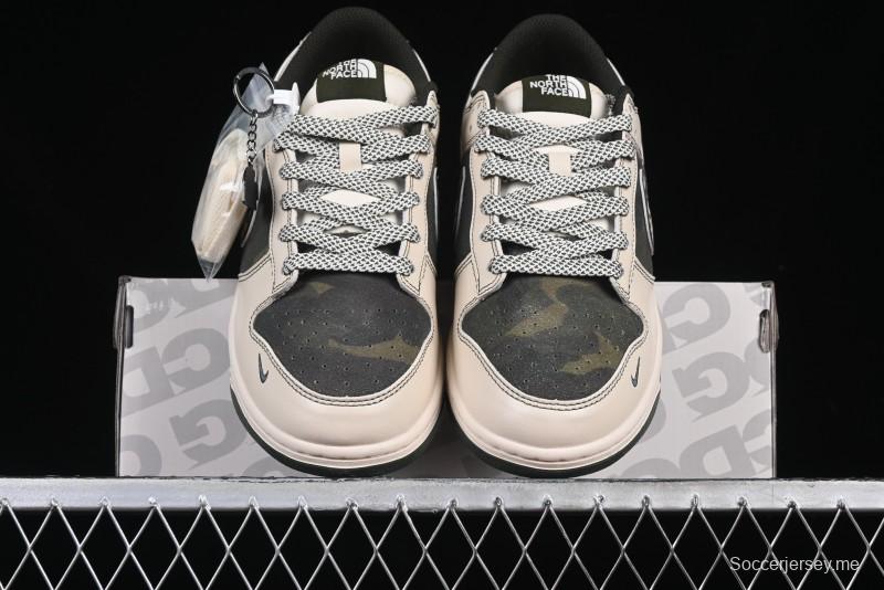 Nike SB Dunk Low The North Face x CDG Anniversary High-End Custom Low-Top Casual Sneakers - DM6868-015