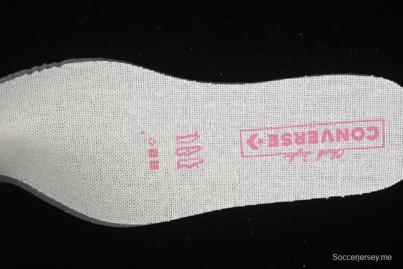 Converse Chuck 1970s High Top Casual Sneakers with Star Stitching and White-Pink-Blue Mismatched Design - A15744C