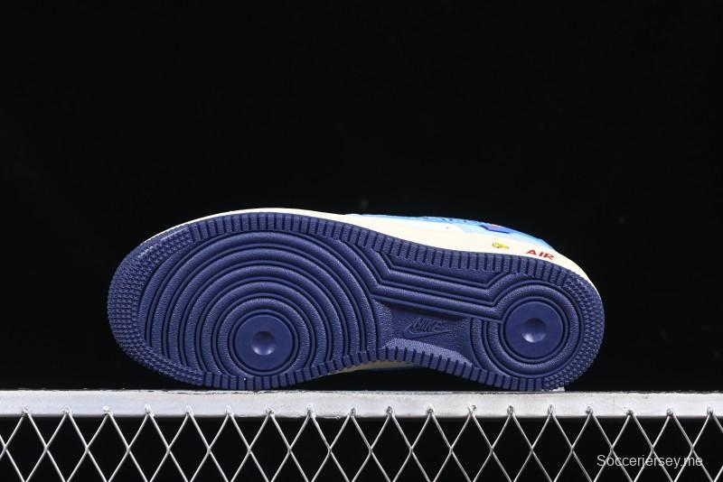 Nike Air Force 1 '07 Low Doraemon Bamboo Copter Casual Sneakers - XL2420-333