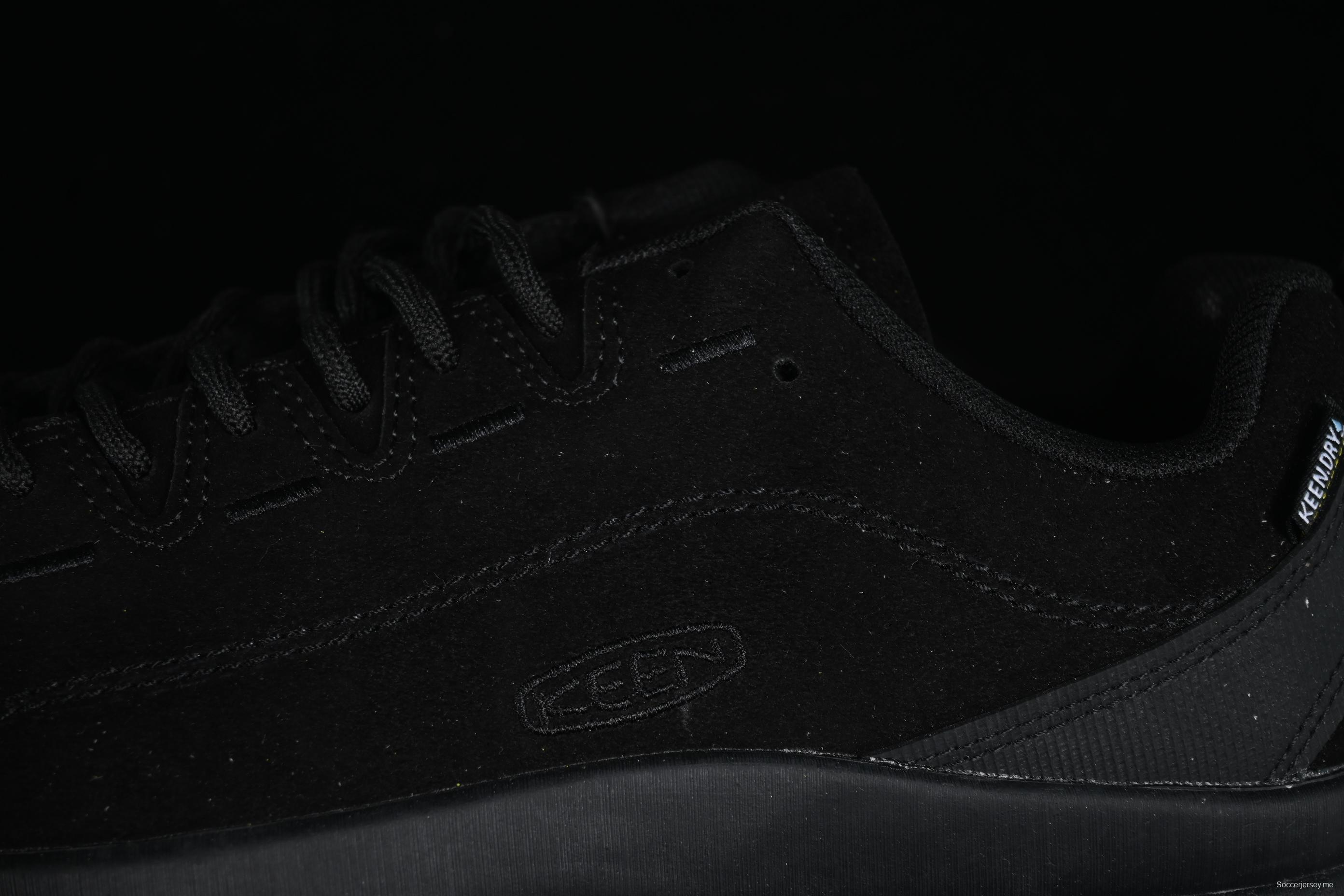 KEEN Men's Jasper II Waterproof Sneaker - All-Black Minimalist Design