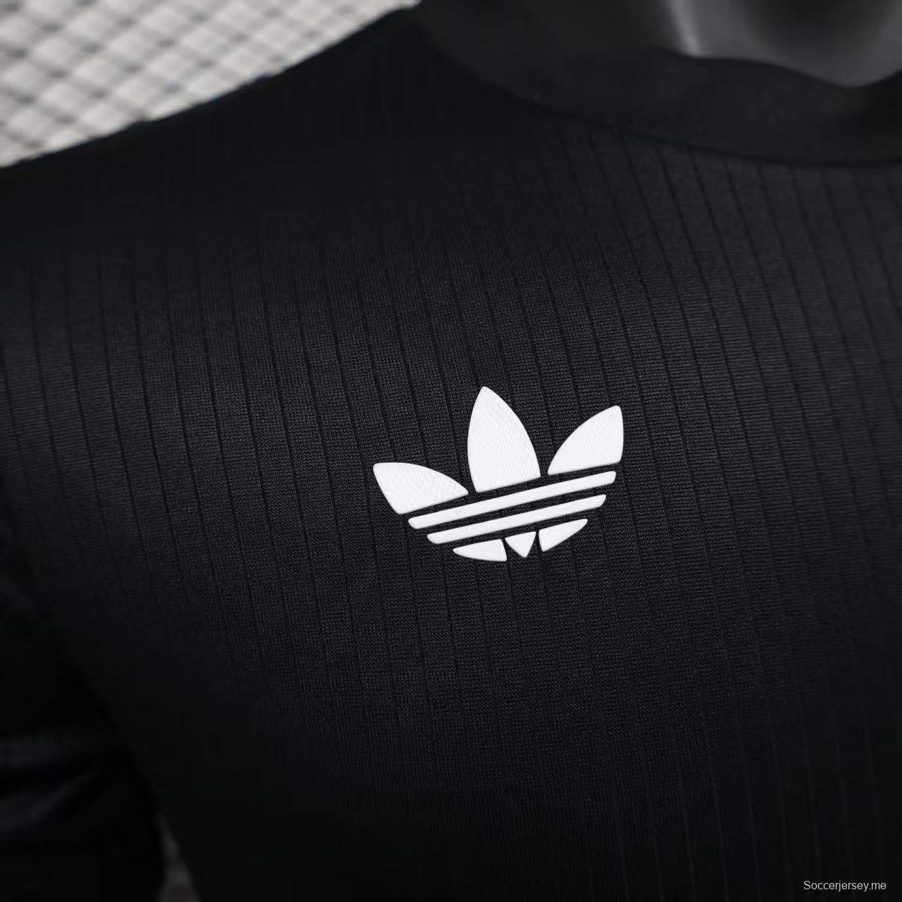 إصدار اللاعب 2025 ألمانيا 2025 قميص الذكرى 125 الألمانية الأسود