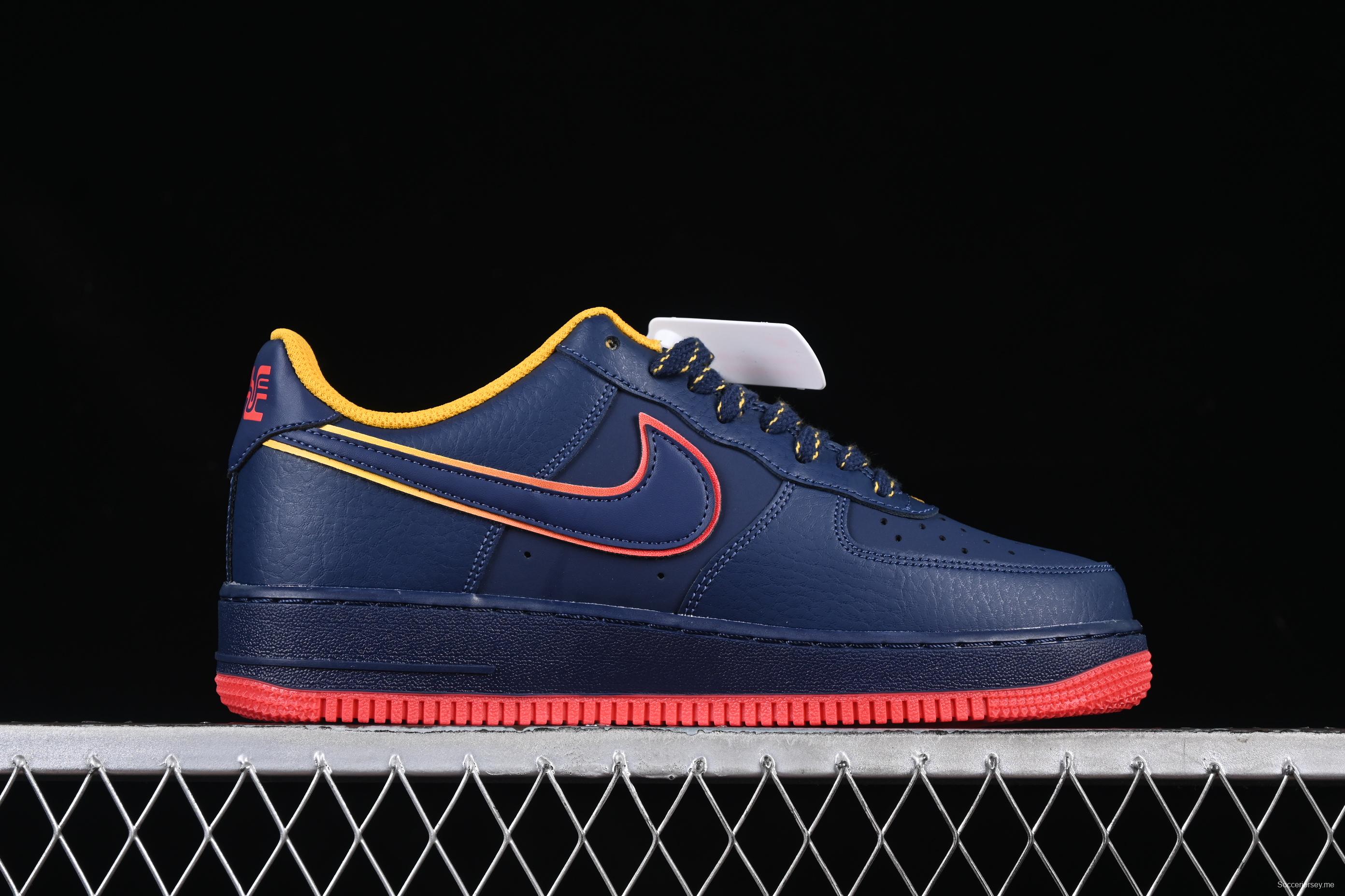 Nike Air Force 1'07 Low Casual Sneakers with Full-Length Air Cushion - HV5752-410