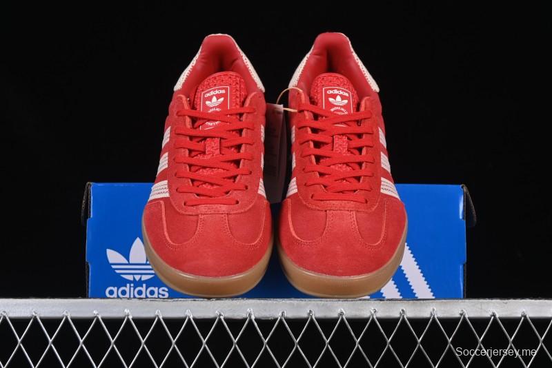 Adidas Originals Gazelle Indoor Retro Casual Slip-Resistant Wear-Resistant Low-Top Sneakers - JI2756